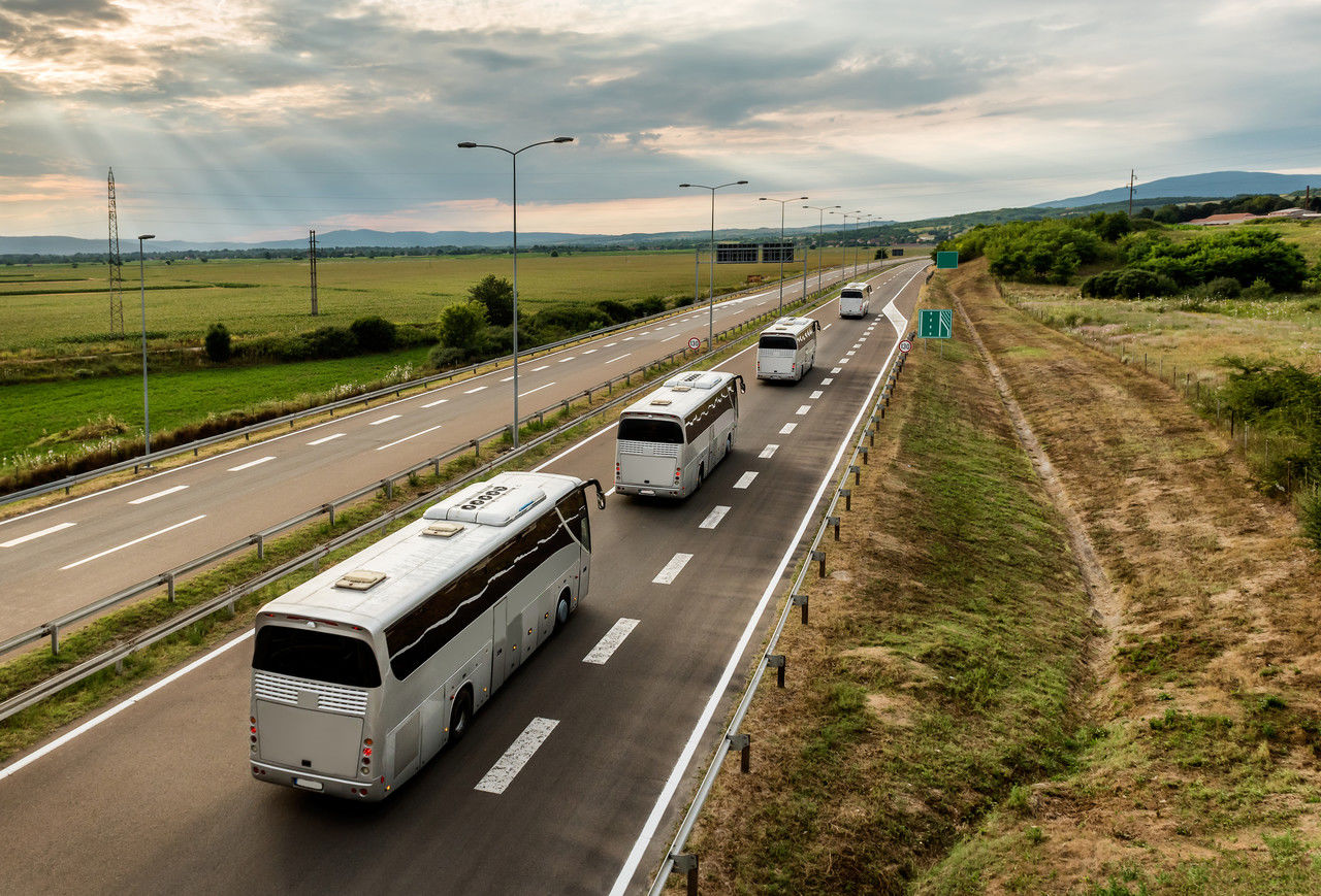 Aquila Logistics fleet on the highway